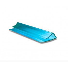 Профиль торцевой Саф-Пласт 6 мм бирюза 2,1 м, шт