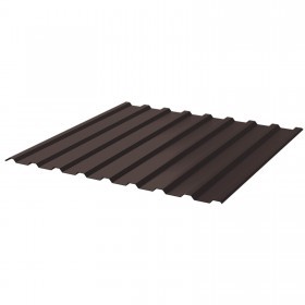 Профнастил СП-20 ПЭ Ral 8017 шоколадно-коричневый ТУ 0,4 мм 1150х2000 мм, шт