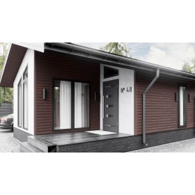 Сайдинг ТехноНиколь Фактур Блок-Хаус Орех 0,229х3 м, 10 шт/упак