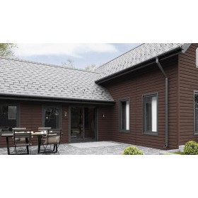 Сайдинг ТехноНиколь Фактур Корабельный брус Орех 0,229х3 м, 10 шт/упак