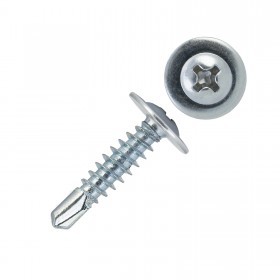Саморез с прессшайбой сверло 4,2х16 мм оцинкованный, кг