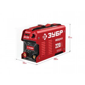 Инверторный сварочный аппарат Зубр 220 А Red Machine, СА-220