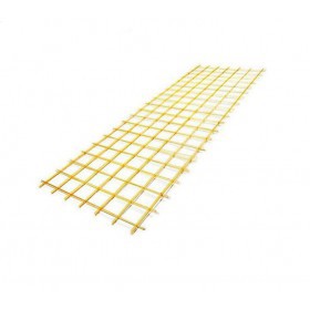 Сетка кладочная стеклопластиковая, ячейка 100х100 мм, D2,5 мм, 1200х400 мм, шт