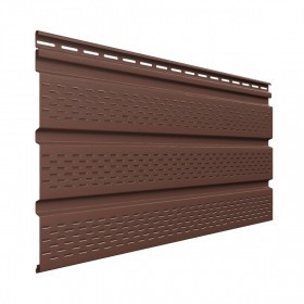 Софит ТехноНиколь полностью перфорированный Каштан 3 м, шт