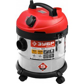 Пылесос строительный Зубр 1400 Вт 20 л ПУ-20-1400 М3