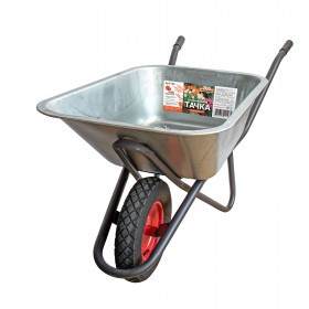 Тачка строительная одноколесная, грузоподъемность 200 кг, объем 90 л, шт