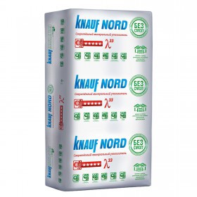 Минеральная вата ТеплоKnauf NORD TS 033 1250х600х100 мм, 6 шт/упак