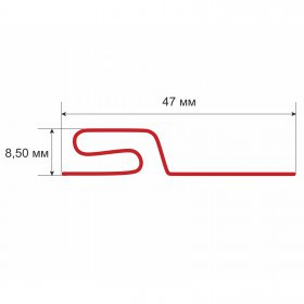 Стартовый профиль ТехноНиколь Оптима Жасмин 3 м, 44 шт/упак