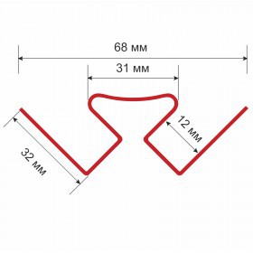 Угол внутренний ТехноНиколь Оптима Акация 3 м, 20 шт/упак