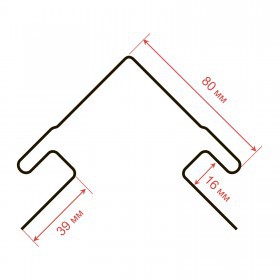 Угол наружный ТехноНиколь Фактур Кедр 3 м, 12 шт/упак