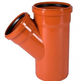 Тройник для наружной канализации 45 градусов ПП 160х110х160 мм, шт