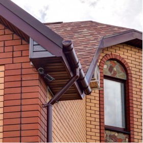 Труба водосточная 1500 мм ТехноНиколь/Verat 125/82 мм Ral 8017 коричневый, шт