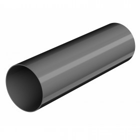 Труба водосточная 3000 мм ТехноНиколь Оптима 120/80 мм Ral 7024 серый, шт