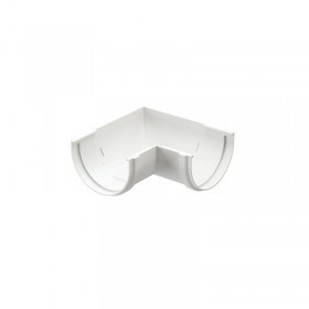 Угол желоба 135 градусов Docke Premium 120/86 мм Ral 9003 пломбир, шт