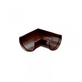 Угол желоба 135 градусов Docke Premium 120/86 мм Ral 8019 шоколад, шт