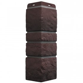 Угол внешний для фасадной панели Docke Burg под камень земляной, шт