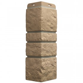 Угол внешний для фасадной панели Docke Burg под камень оливковый, шт