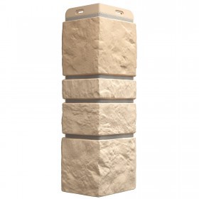 Угол внешний для фасадной панели Docke Burg под камень пшеничный, шт