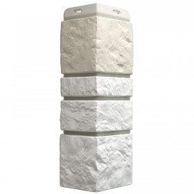 Угол внешний для фасадной панели Docke Burg под камень цвет шерсти, шт