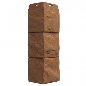 Угол внешний для фасадной панели Docke Fels под камень терракотовый, шт