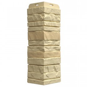 Угол внешний для фасадной панели Docke Stein под камень янтарный, шт