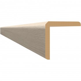 Угол универсальный МДФ Stella Дуб Снежный 2700х24х24 мм, 10 шт/упак