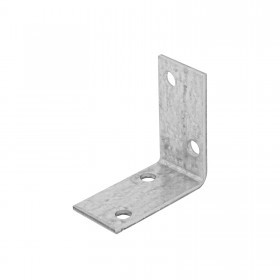 Уголок крепежный 40х40х20х2,0 мм, равносторонний, шт