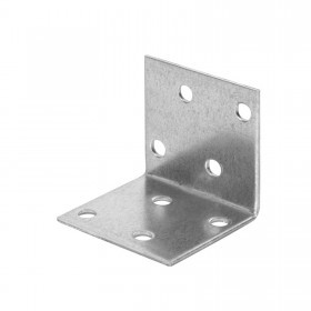Уголок крепежный 40х40х40х2,0 мм, равносторонний, шт