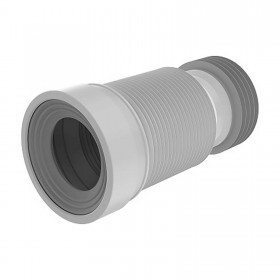 Слив для унитаза 250-500 мм гофрированный с гребенкой, шт