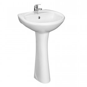 Раковина Santeri Соната с переливом, без пьедестала, шт