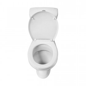 Унитаз-компакт Santeri Pro белый, с арматурой и сиденьем, горизонтальный выпуск, шт