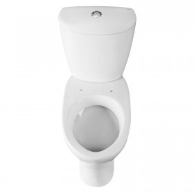 Унитаз-компакт Santeri Версия белый, с арматурой и сиденьем, косой выпуск, шт