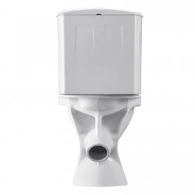 Унитаз-компакт Santeri Вест белый, с арматурой и сиденьем, косой выпуск, шт