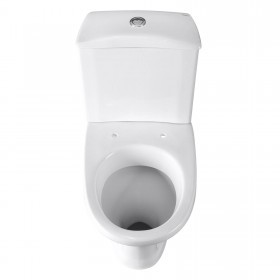 Унитаз-компакт Santeri Вест белый, с арматурой и сиденьем, косой выпуск, шт