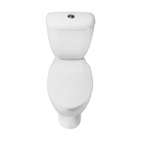 Унитаз-компакт Santeri Воротынский белый, с арматурой и сиденьем, косой выпуск, шт