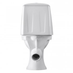 Унитаз-компакт Santeri Соната белый, с арматурой и сиденьем, косой выпуск, шт