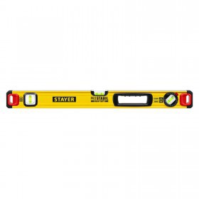 Уровень строительный Stayer Pro Stabil усиленный 60 см, 3 ампулы, с поворотным глазком, шт