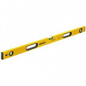 Уровень строительный Stayer Leader усиленный 100 см, 3 ампулы, с поворотным глазком, шт