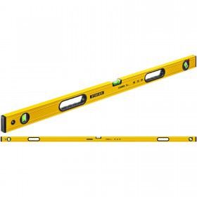 Уровень строительный Stayer Leader усиленный 200 см, 3 ампулы, с поворотным глазком, шт