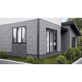 Фасадная плитка ТехноНиколь Hauberk Кирпич Оптима Альпийский, 2 м2/упак