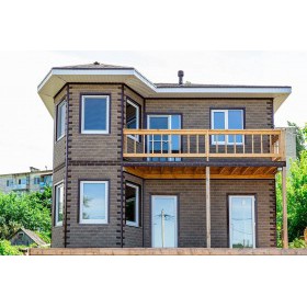 Фасадная плитка ТехноНиколь Hauberk Кирпич Античный, 2 м2/упак