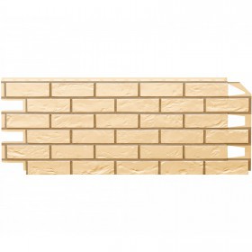 Панель фасадная ТехноНиколь Оптима Кирпич песочный 1128х441 мм (0,42 м2), 10 шт/упак