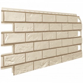 Панель фасадная ТехноНиколь Оптима Кирпич слоновая кость 1128х441 мм (0,42 м2), 10 шт/упак