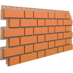 Панель фасадная ТехноНиколь Оптима Клинкер красно-коричневый 1128х441 мм (0,42 м2), 10 шт/упак