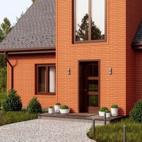 Панель фасадная ТехноНиколь Оптима Клинкер красно-коричневый 1128х441 мм (0,42 м2), 10 шт/упак