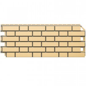 Панель фасадная ТехноНиколь Оптима Клинкер песочный 1128х441 мм (0,42 м2), 10 шт/упак