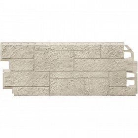 Панель фасадная ТехноНиколь Оптима Песчаник слоновая кость 1128х441 мм (0,42 м2), 10 шт/упак