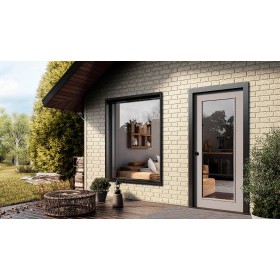 Панель фасадная ТехноНиколь Формлайт Кирпич песочный 1140х350 мм (0,318 м2), 16 шт/упак