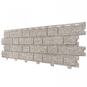 Панель фасадная ТехноНиколь Формлайт Кирпич серо-бежевый 1140х350 мм (0,318 м2), 16 шт/упак