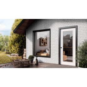 Панель фасадная ТехноНиколь Формлайт Кирпич серый 1140х350 мм (0,318 м2), 16 шт/упак